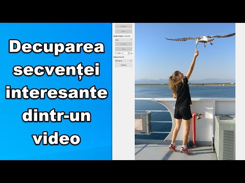 Decupare secvența interesanta din video și rotire video