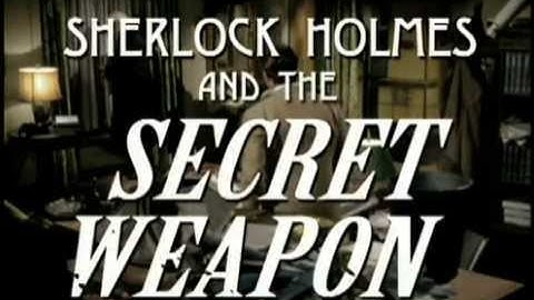 Sherlock Holmes and the Secret Weapon (1942) - trailer (colorized)