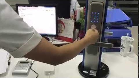 orbita smart lock P7020 card setting with encoder