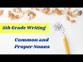 Understanding Nouns: Common and Proper