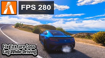 FiveM (GTA V) - How To Fix Lag While Driving | Texture Not Loading  | Increase FPS & Boost FPS Guide