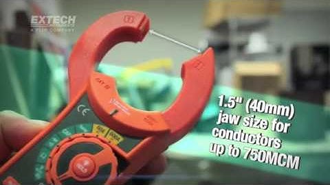 Extech MA640620 Clamp Meter Demo