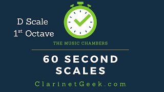 D Scale 1st Octave