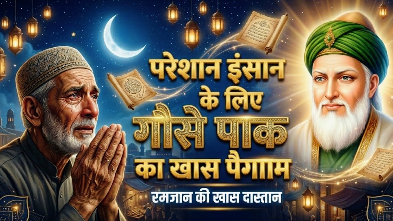 Pareshan Insan Ke Liye Gause Pak Ka Khaas Paigam | Ramzan Ki Khas Dastan | Dil Ko Hila Dene Wali 