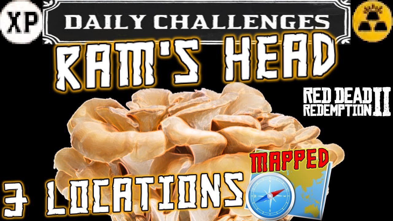 RDR2 Ram's Head Locations 🍄 (3 on 1 Map!) Red Dead Online YouTube