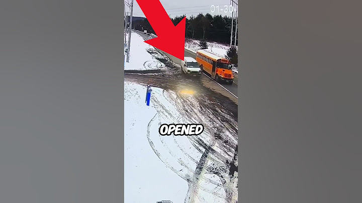 Guy Passes School Bus & Gets Instant Karma