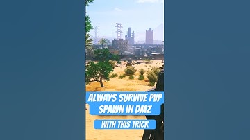 Always survive PVP spawn with this trick #dmz