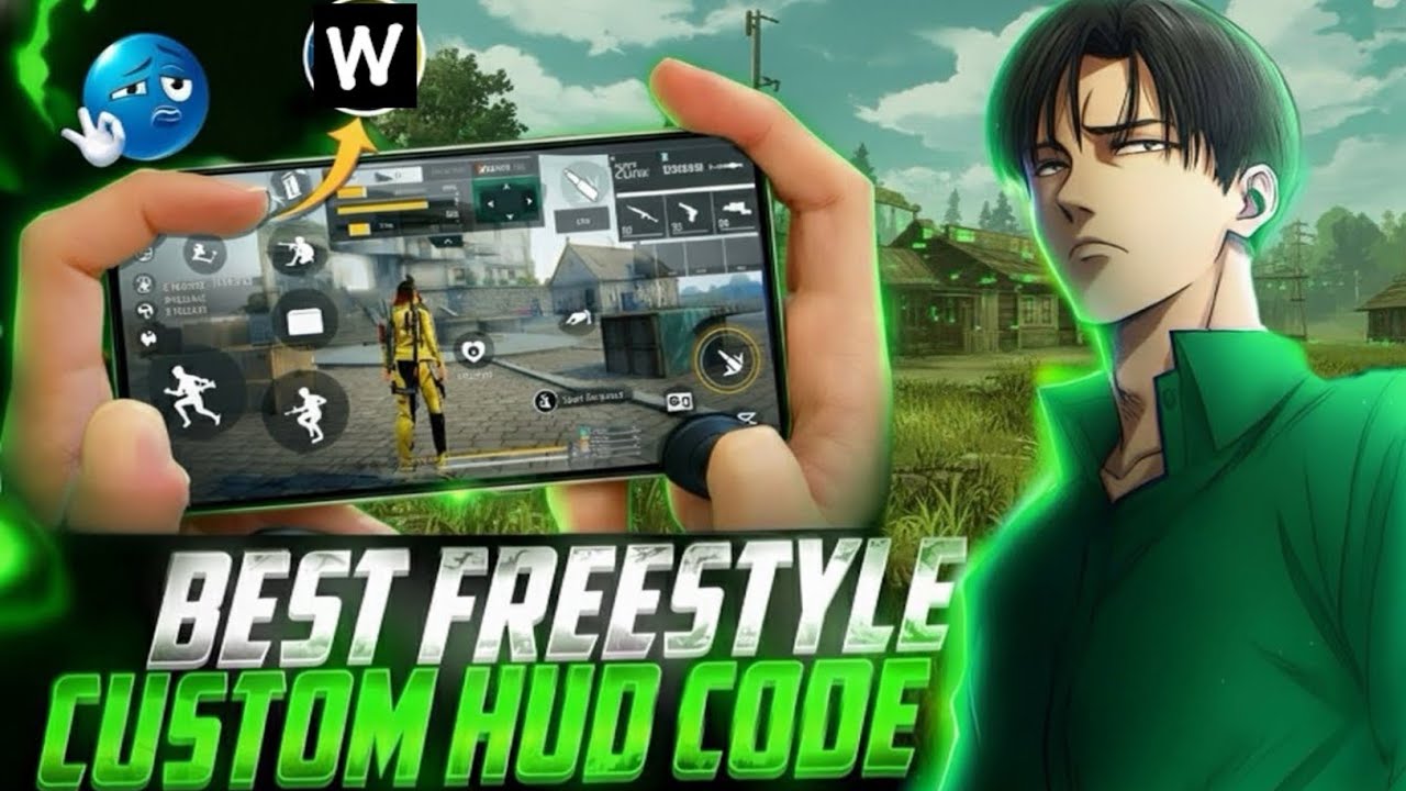 White FF CUSTOM HUD CODE IN FREE FIRE MAX 🤩 OB52 UPDATE IN FREE FIRE 🔥