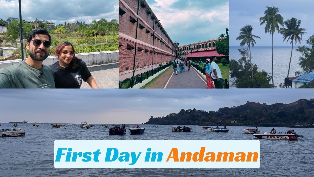 Andaman Vlog Day 1 | Arrival in Port Blair, Cellular Jail & Corbyn’s Cove Beach | Travel Series 2026