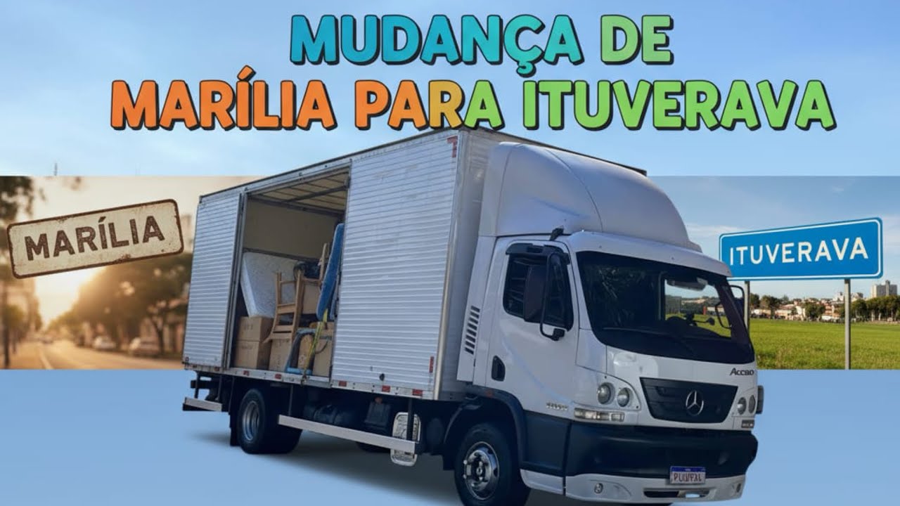 FRETE MUDANÇA MARILIA A ITUVERAVA 🚛