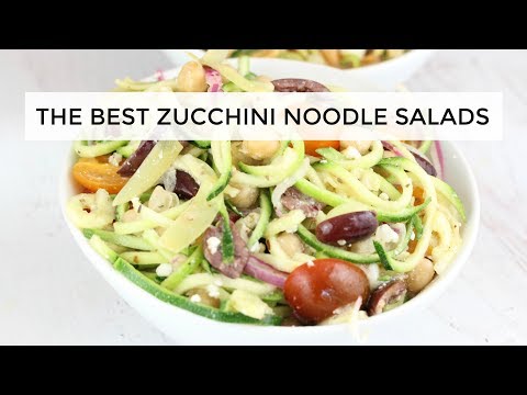 The Two Best Zucchini Noodle Salad Recipes