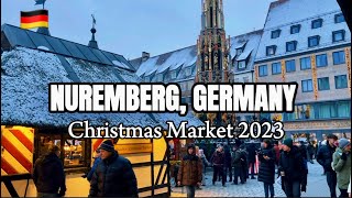 Nürnberg Germany | Christmas Market 2023 | Walking Tour | Best Christmas Market in Europe