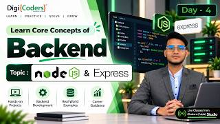 🚀Full Stack Development Batch with AI | Backend class | Day- 4| Final Year | DigiCoders Technologies