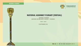 Full National Assembly Virtual Plenary, 30 September 2026 News