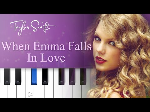 Taylor Swift - When Emma Falls in Love (Taylor’s Version) | Piano Tutorial + lyrics