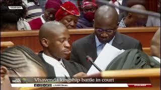 Vhavenda kingship battle in court