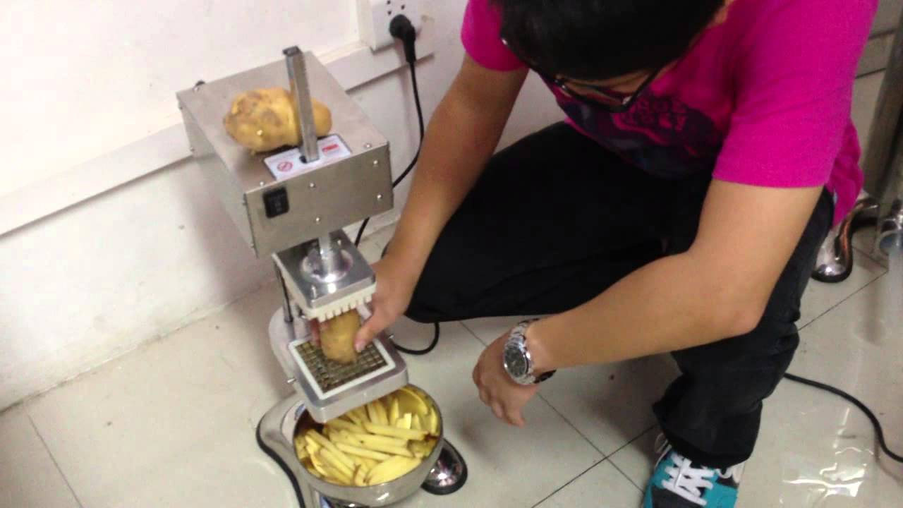 Discontinued*** Stainless Steel Electric Potato Slicing Machine, TT-F36,  Twothousand Machinery 