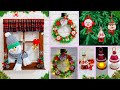 DIY 5 Christmas Decoration ideas at very low Budget  | Best out of waste Christmas craft ideas