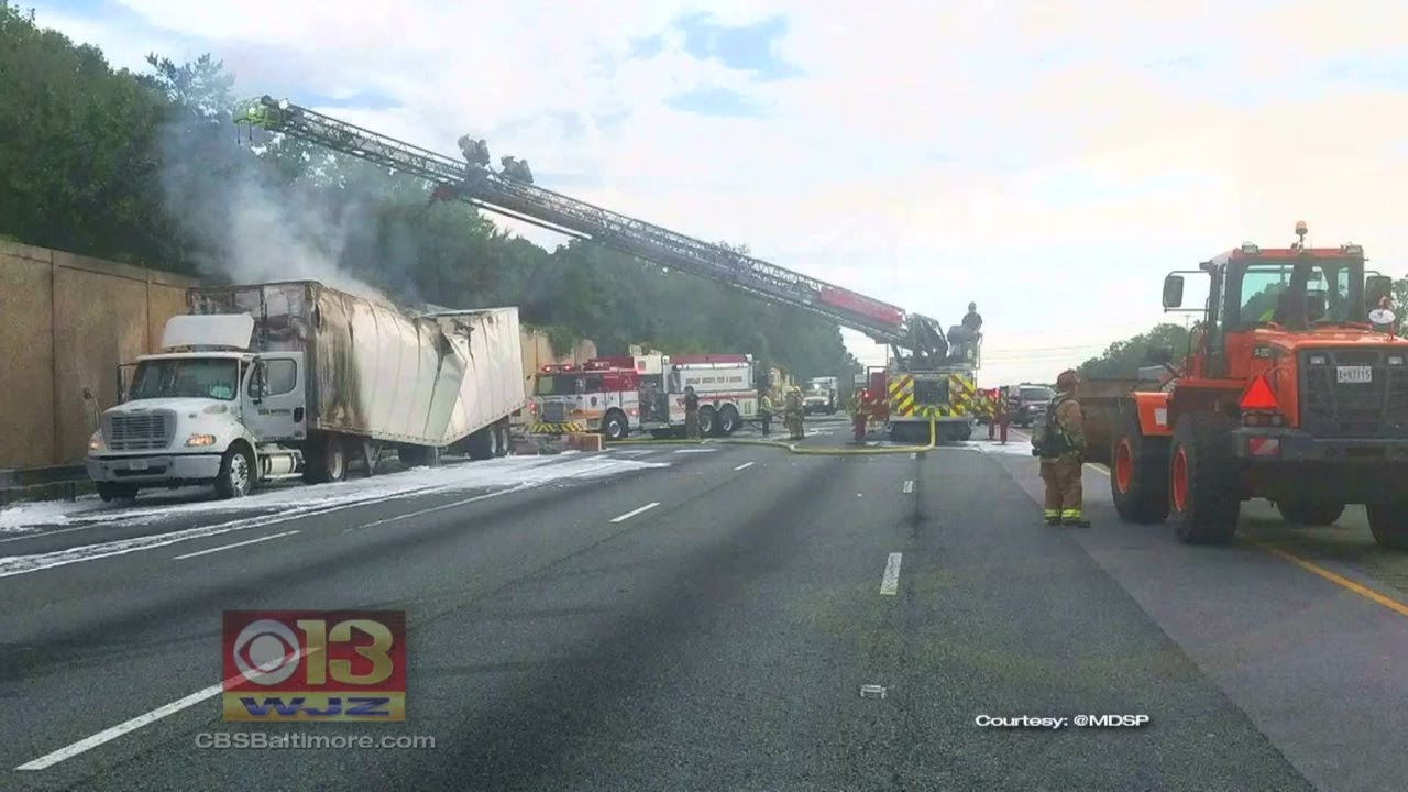 Tractor Trailer Fire Causes Major Rush Hour Delays On I-95 Near Rt 100 ...