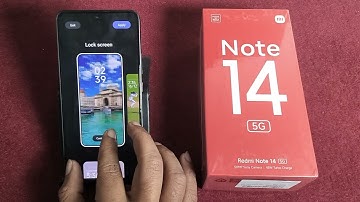 How to add text on lock screen in Redmi Note 14 5G || Redmi me lock screen on text add kare