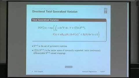 VMVW01 | Dr. Yiqiu Dong | Directional Regularization for Image Reconstruction