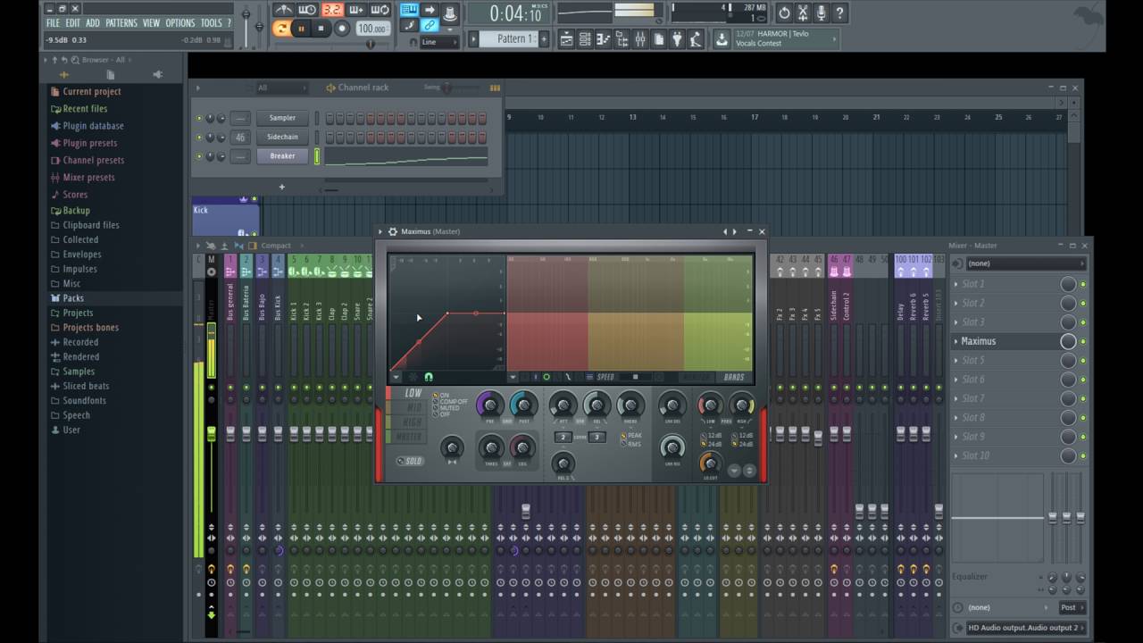 fl studio maximus mastering