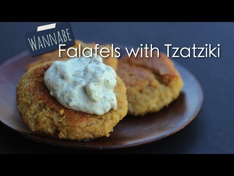 Wannabe Falafels with Vegan Tzatziki