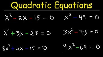 How To Solve Quadratic Equations By Factoring - Quick & Simple! | Algebra Online Course
