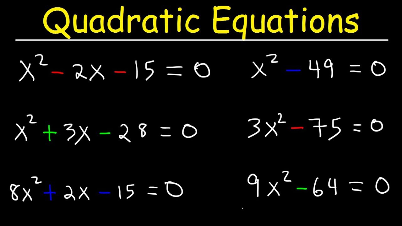 problem solving factorising quadratics