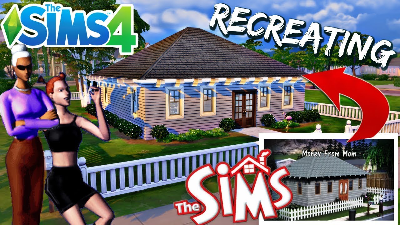 Sims 4: Recreating Mom Langraabs house- Collab w/ TheSimSanctuary - YouTube
