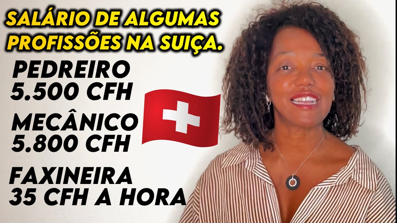 ✅ SALÁRIOS MILIONÁRIOS NA SUIÇA