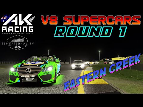 AK Racing - V8 SUPERCARS - R1 - Sydney Motorsport Park - YouTube