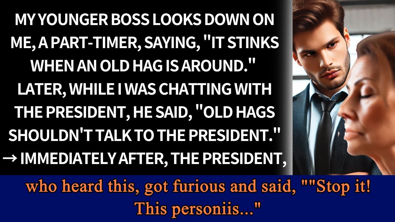 "My younger boss belittles me as a part-timer, saying, 'It’s annoying
