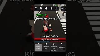 mobile black flash chain tutorial | Jujutsu Shenanigans #jjs #roblox #tutorial #jjk