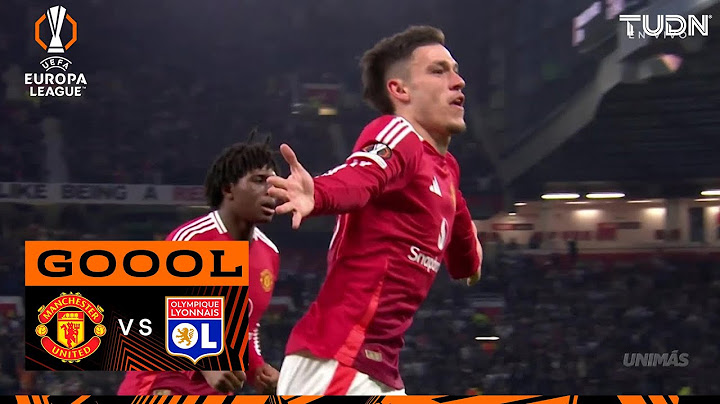 UNITED GOAL! Ugarte scores the first | Man. United 1-0 Lyon | UEFA Europa League Quarter-Finals 2025