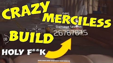 CRAZY MERCILESS BUILD!! 2.6M+ EXPLOSIVE DMG - Division 2