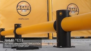 A-SAFE | iFlex Single Traffic Barrier | Ramp Test