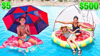 $5 vs $500 Floating Tiny Homes!