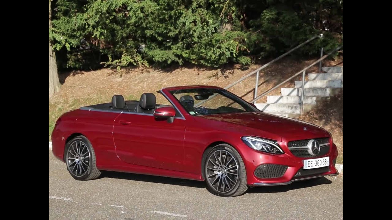 Essai Mercedes C 200 Cabriolet Sportline 2016 - YouTube