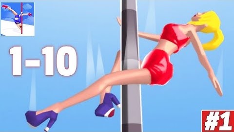 Pole Dance Gameplay Walkthrough Level 1-10 iOS Android Unlocked Dancer