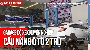 Cầu nâng ô tô 2 trụ sửa chữa chuyên chuyên nghiệp 4 tấn