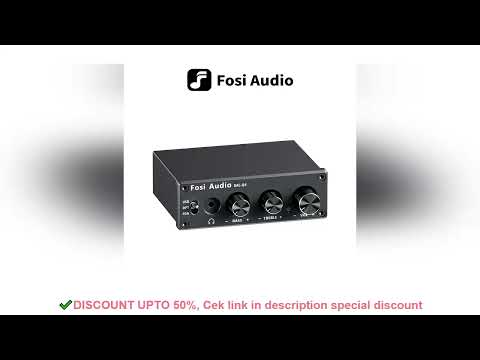 Fosi Audio Q4 Mini Stereo Gaming USB DAC & Headphone Amplifier Audio Converter Adapter for Home/Desk