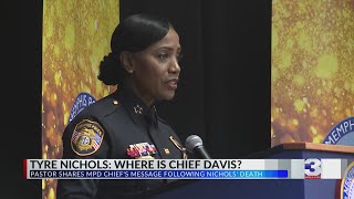 Where is Memphis' police chief during Tyre Nichols investigation?