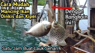 How to fish for Baronang Dinkis and goalkeeper.