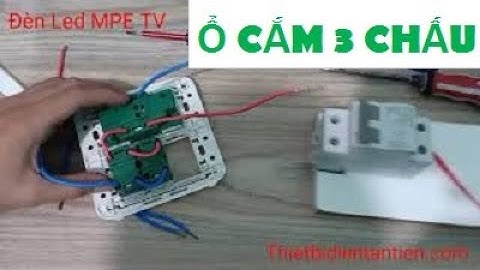 Hướng dẫn lắp đặt ổ cắm đôi 3 chấu và 2 ổ cắm đơn Panasonic | Đại lý thiết bị điện Panasonic TPHCM.