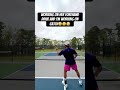 My Partner is working on the Forehand Drive and I’m working on catching 🤣 #sports #pickleball