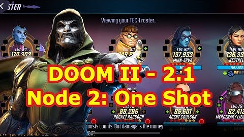 Doom II Raids | Doom 2.1 | Tech Node 2 - One Shot | Doom 2.1 | Marvel Strike Force - Free to Play