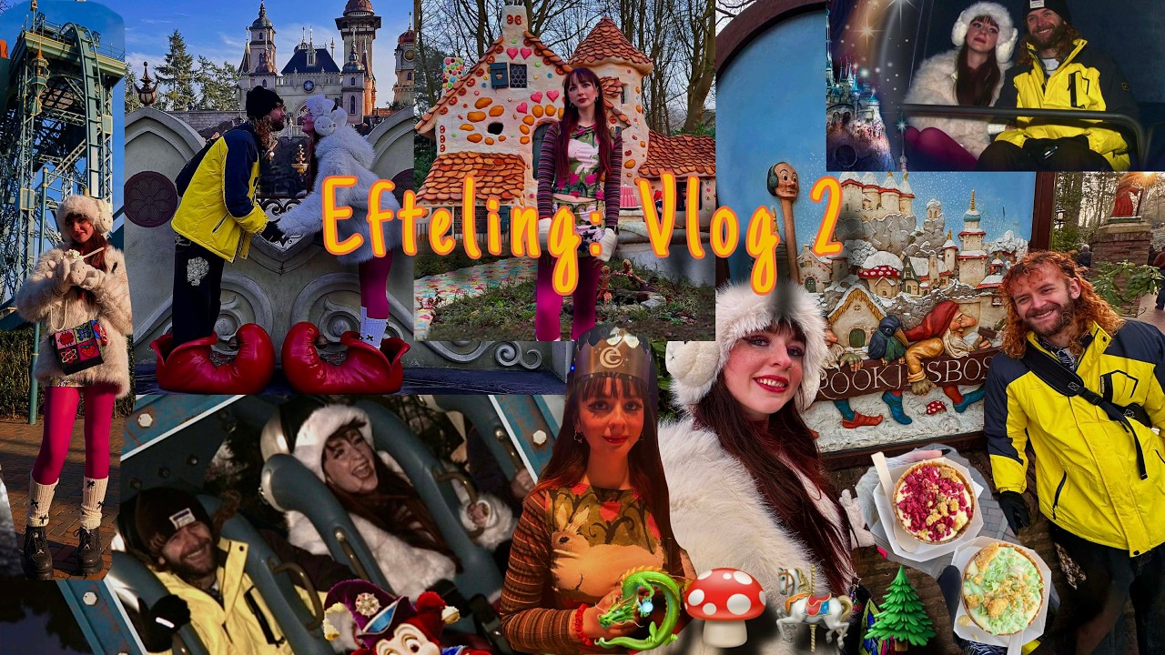 Efteling Vlog 2 Ride POVs and having a magical Efteling day