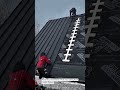 Metal Roof Installation Work Tool Using Roof Ladder System #worktool