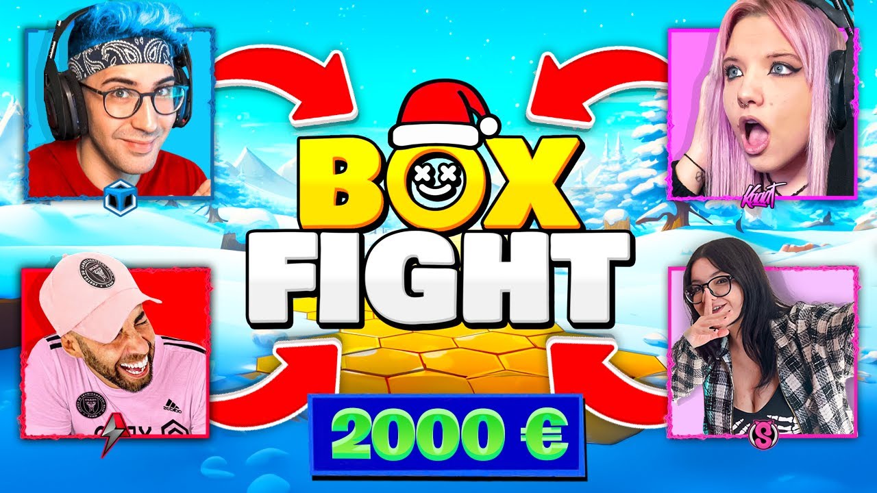 REGALO 2000€ a chi VINCE il BOX FIGHT PVP su FORTNITE